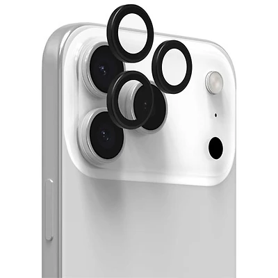Protecteur de lentille Glass Elite InvisibleShield de Zagg pour iPhone 17 Pro et Pro Max/16 Pro et Pro Max/15 Pro et Pro Max - Noir
