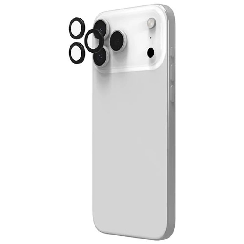 Protecteur de lentille Glass Elite InvisibleShield de Zagg pour iPhone 17 Pro et Pro Max/16 Pro et Pro Max/15 Pro et Pro Max - Noir