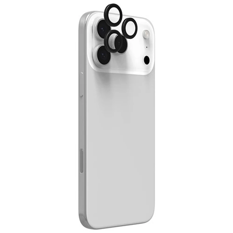 Protecteur de lentille Glass Elite InvisibleShield de Zagg pour iPhone 17 Pro et Pro Max/16 Pro et Pro Max/15 Pro et Pro Max - Noir