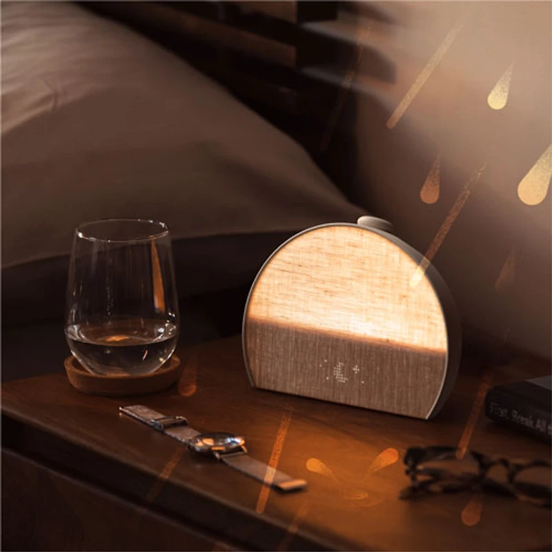 Machine à sons intelligente et réveille-matin avec lever de soleil Restore 3 de Hatch - Gris beige