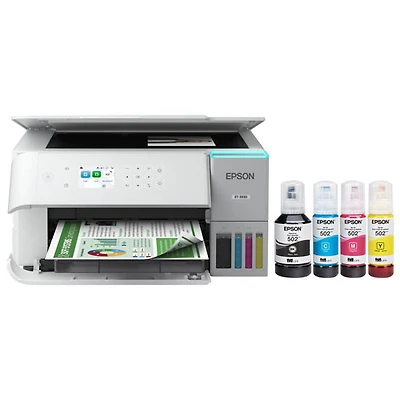 Imprimante à jet encre tout-en-un sans fil EcoTank ET-3930 d'Epson - Blanc