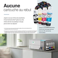 Imprimante à jet encre tout-en-un sans fil EcoTank ET-3930 d'Epson - Blanc