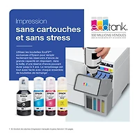 Imprimante à jet encre tout-en-un sans fil Supertank EcoTank ET-4950 d'Epson - Blanc