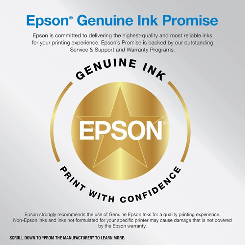 Imprimante à jet encre tout-en-un sans fil Supertank EcoTank ET-4950 d'Epson - Blanc