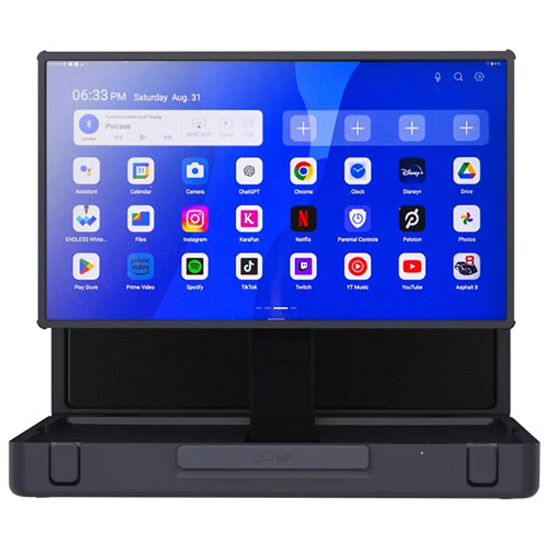 Moniteur à écran tactile ACL IPS HD intégrale 60 Hz 6 ms GÀG de 27 po Pixcase de Mobile Pixels (MP-121-1001P01) - Noir