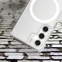 TUFF8 QI2 Rugged Case with MagSafe for Galaxy S25 - Clear