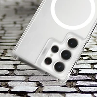 TUFF8 QI2 Rugged Case with MagSafe for Galaxy S25 Ultra- Clear