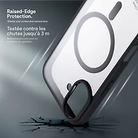 Incipio Velocity Fitted Hard Shell Case with MagSafe for iPhone 17 - Black / Clear