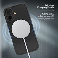 Incipio Velocity Fitted Hard Shell Case with MagSafe for iPhone 17 - Black / Clear