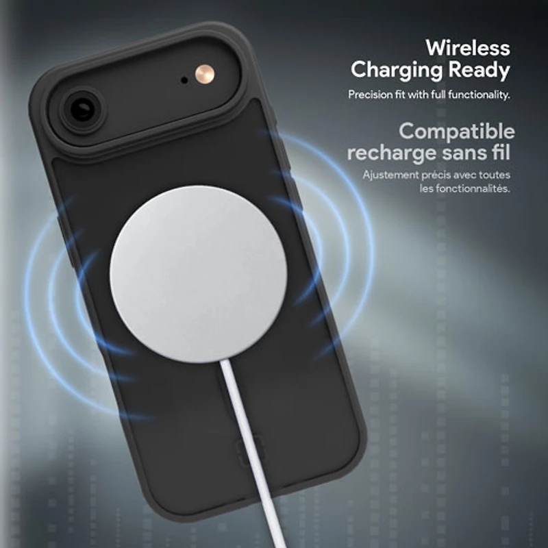 Incipio Velocity Fitted Hard Shell Case with MagSafe for iPhone Air - Black / Clear