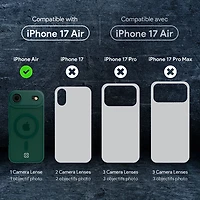 Étui rigide ajusté Velocity d'Incipio avec MagSafe pour iPhone Air - Vert