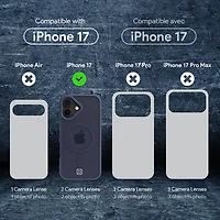 Étui rigide ajusté Velocity d'Incipio avec MagSafe pour iPhone 17 - Bleu marine