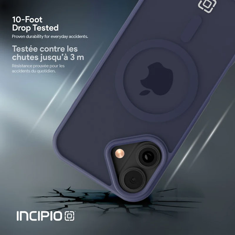 Étui rigide ajusté Velocity d'Incipio avec MagSafe pour iPhone 17 - Bleu marine