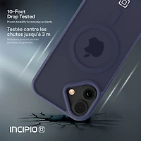 Étui rigide ajusté Velocity d'Incipio avec MagSafe pour iPhone 17 - Bleu marine