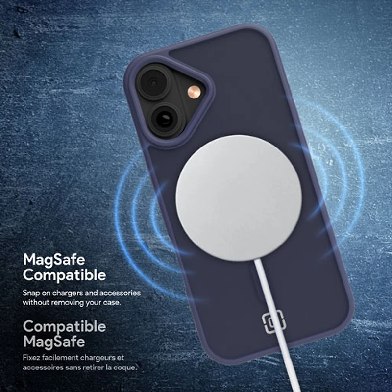 Étui rigide ajusté Velocity d'Incipio avec MagSafe pour iPhone 17 - Bleu marine