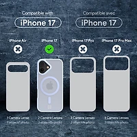 Étui rigide ajusté Velocity d'Incipio avec MagSafe pour iPhone 17 - Bleu pâle