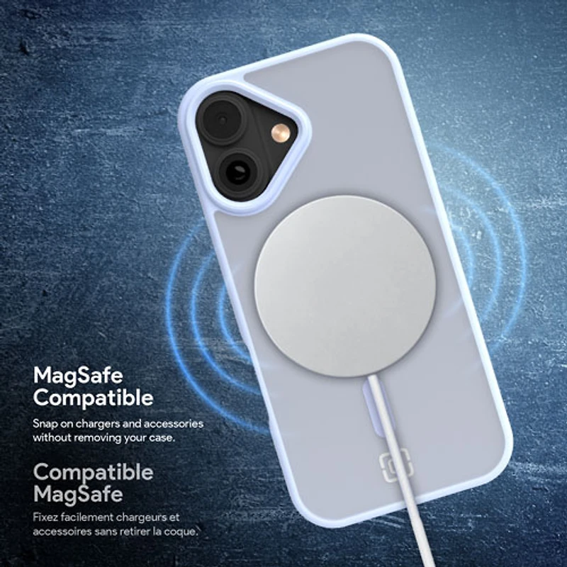 Étui rigide ajusté Velocity d'Incipio avec MagSafe pour iPhone 17 - Bleu pâle