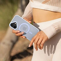 Étui rigide ajusté Velocity d'Incipio avec MagSafe pour iPhone 17 - Bleu pâle