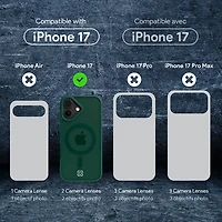 Étui rigide ajusté Velocity d'Incipio avec MagSafe pour iPhone 17 - Vert