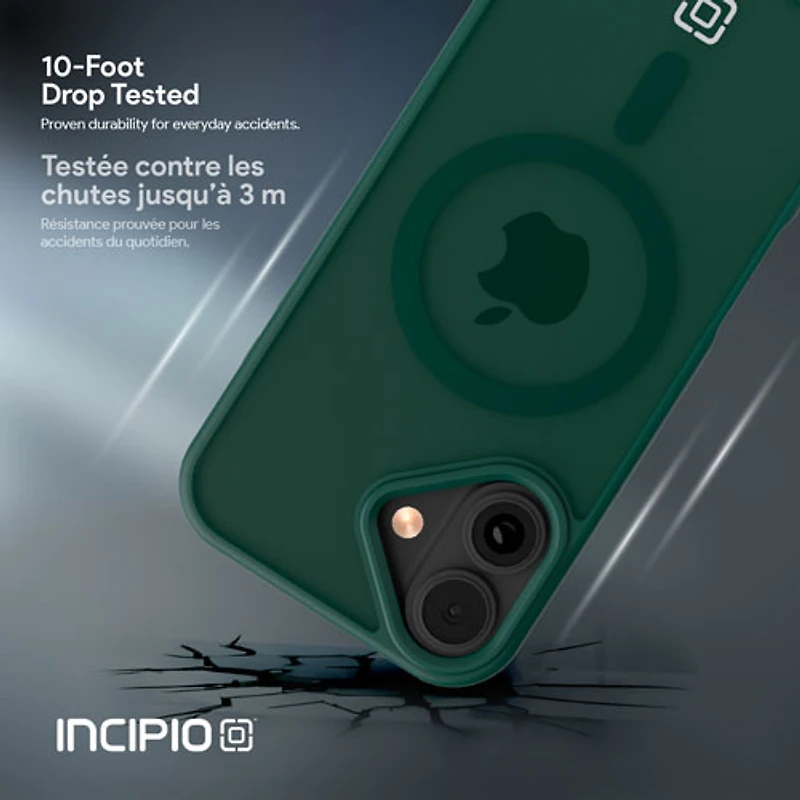 Étui rigide ajusté Velocity d'Incipio avec MagSafe pour iPhone 17 - Vert