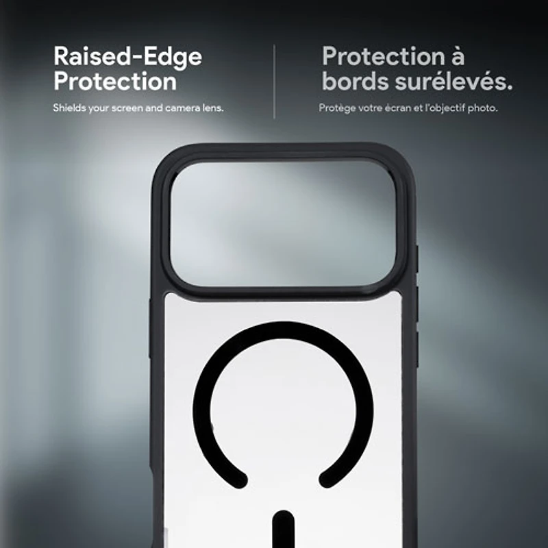 Étui rigide ajusté Velocity d'Incipio avec MagSafe pour iPhone 17 Pro Max - Noir/Transparent