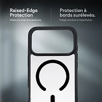 Étui rigide ajusté Velocity d'Incipio avec MagSafe pour iPhone 17 Pro Max - Noir/Transparent