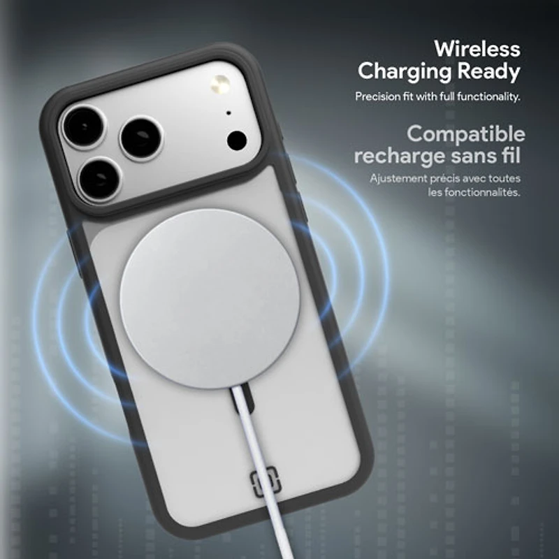 Étui rigide ajusté Velocity d'Incipio avec MagSafe pour iPhone 17 Pro Max - Noir/Transparent