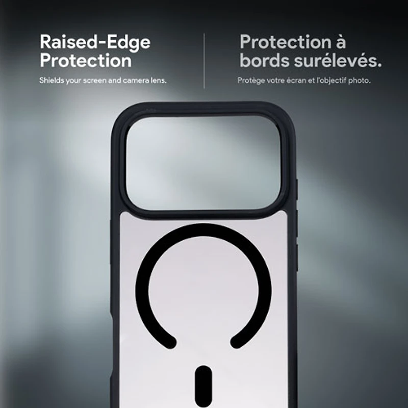 Étui rigide ajusté Velocity d'Incipio avec MagSafe pour iPhone 17 Pro - Noir/Transparent