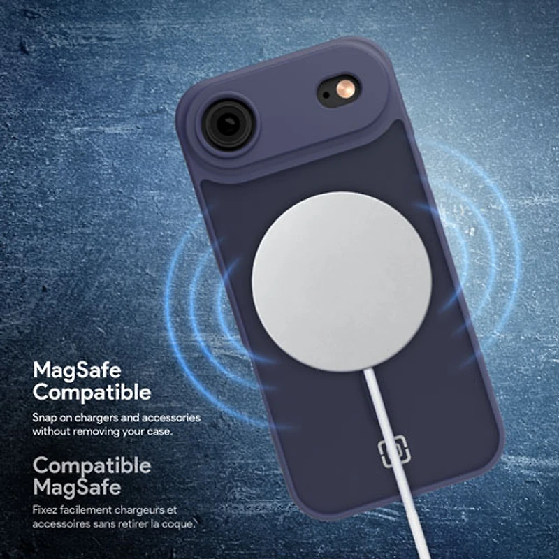 Étui rigide ajusté Velocity d'Incipio avec MagSafe pour iPhone Air - Bleu marine
