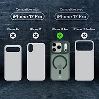 Étui rigide ajusté Velocity d'Incipio avec MagSafe pour iPhone 17 Pro - Vert