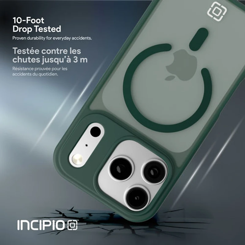 Étui rigide ajusté Velocity d'Incipio avec MagSafe pour iPhone 17 Pro - Vert