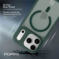 Étui rigide ajusté Velocity d'Incipio avec MagSafe pour iPhone 17 Pro - Vert