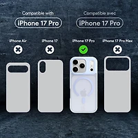 Étui rigide ajusté Velocity d'Incipio avec MagSafe pour iPhone 17 Pro - Bleu pâle