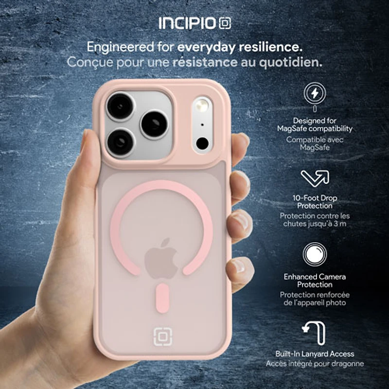 Incipio Velocity Fitted Hard Shell Case with MagSafe for iPhone 17 Pro - Pink