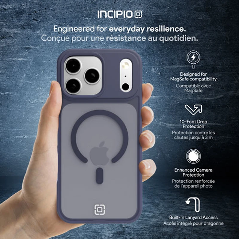 Incipio Velocity Fitted Hard Shell Case with MagSafe for iPhone 17 Pro Max - Navy Blue