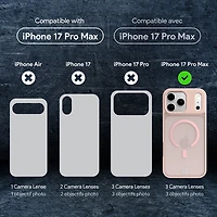 Incipio Velocity Fitted Hard Shell Case with MagSafe for iPhone 17 Pro Max - Pink