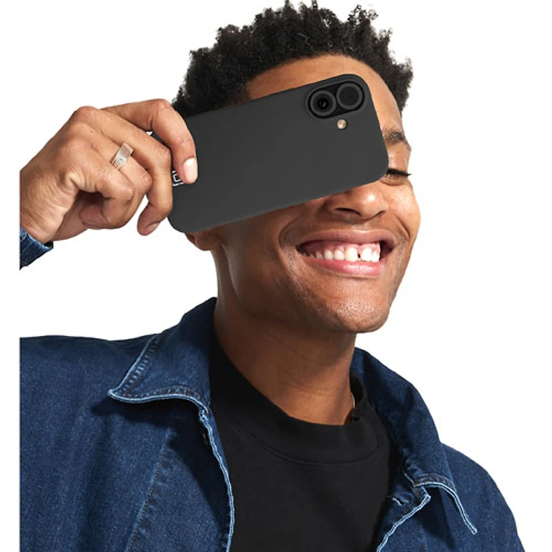 Étui rigide ajusté Sensor d'Incipio avec MagSafe pour iPhone 17 - Noir/Transparent