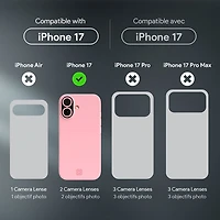 Incipio Sensor Fitted Hard Shell Case with MagSafe for iPhone 17 - Blush Pink