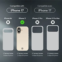 Incipio Sensor Fitted Hard Shell Case with MagSafe for iPhone 17 - Bone