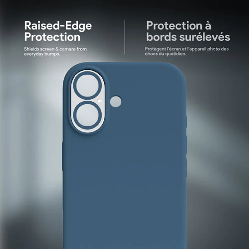 Étui rigide ajusté Sensor d'Incipio avec MagSafe pour iPhone 17 - Bleu marine