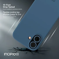 Étui rigide ajusté Sensor d'Incipio avec MagSafe pour iPhone 17 - Bleu marine
