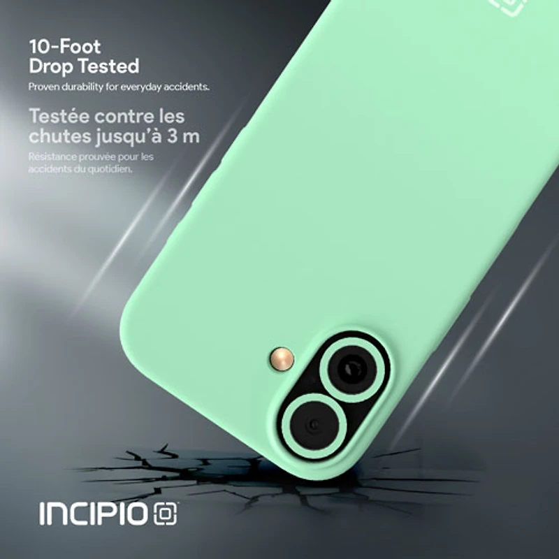 Étui rigide ajusté Sensor d'Incipio avec MagSafe pour iPhone 17 - Sauge