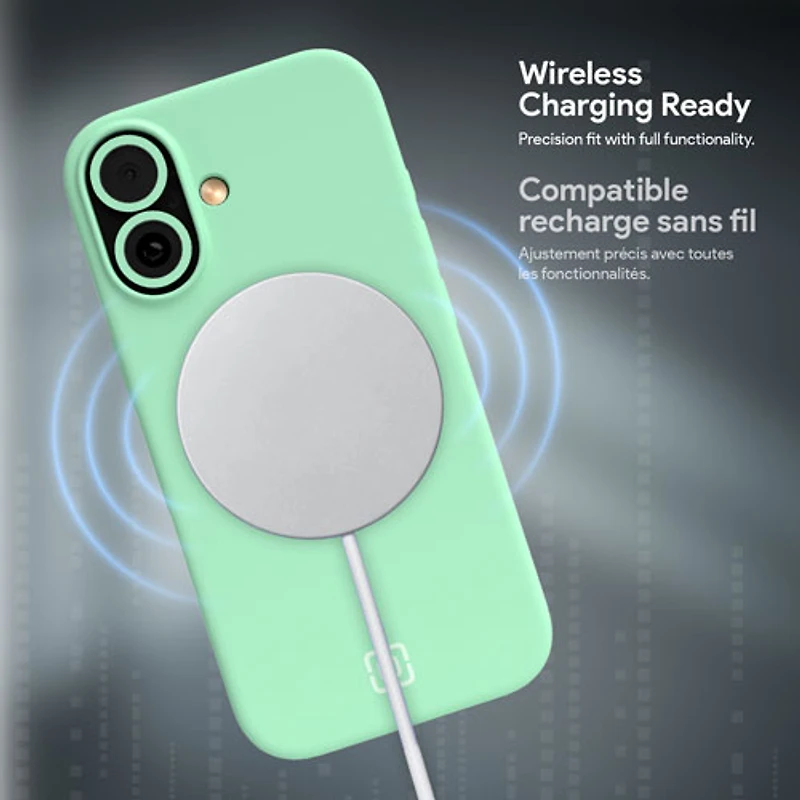 Étui rigide ajusté Sensor d'Incipio avec MagSafe pour iPhone 17 - Sauge