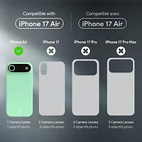 Étui rigide ajusté Sensor d'Incipio avec MagSafe pour iPhone Air - Sauge