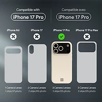 Incipio Sensor Fitted Hard Shell Case with MagSafe for iPhone 17 Pro - Bone