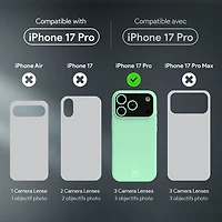 Étui rigide ajusté Sensor d'Incipio avec MagSafe pour iPhone 17 Pro - Sauge