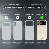 Incipio Sensor Fitted Hard Shell Case with MagSafe for iPhone 17 Pro Max - Bone