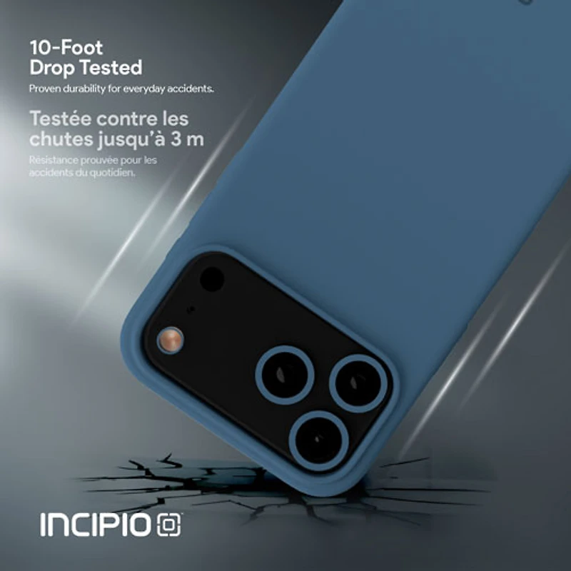 Étui rigide ajusté Sensor d'Incipio avec MagSafe pour iPhone 17 Pro Max - Bleu marine
