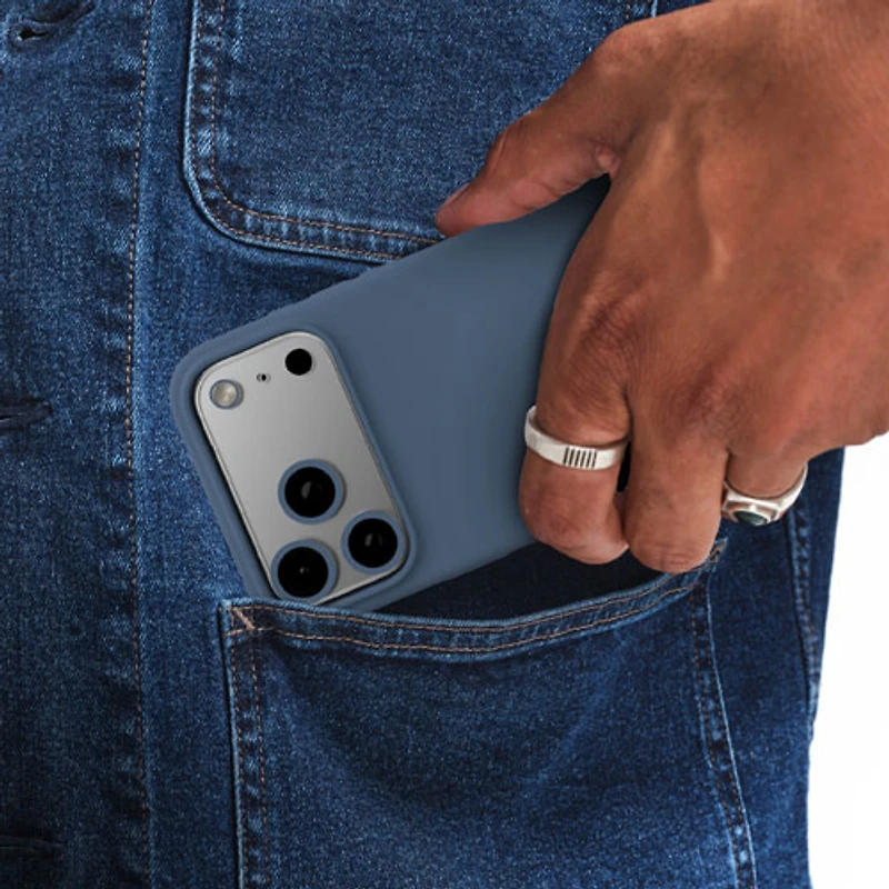 Étui rigide ajusté Sensor d'Incipio avec MagSafe pour iPhone 17 Pro Max - Bleu marine