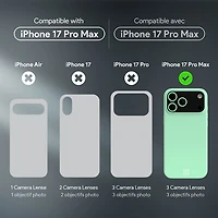 Étui rigide ajusté Sensor d'Incipio avec MagSafe pour iPhone 17 Pro Max - Sauge